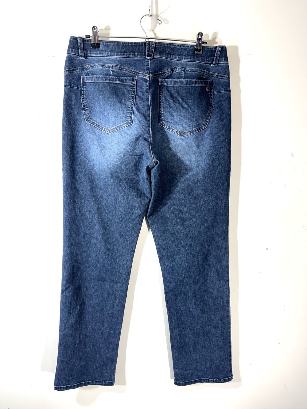 Democracy Absolution Booty Lift Straight Indigo Jeans Sz 14 Slimming - Picture 9 of 14